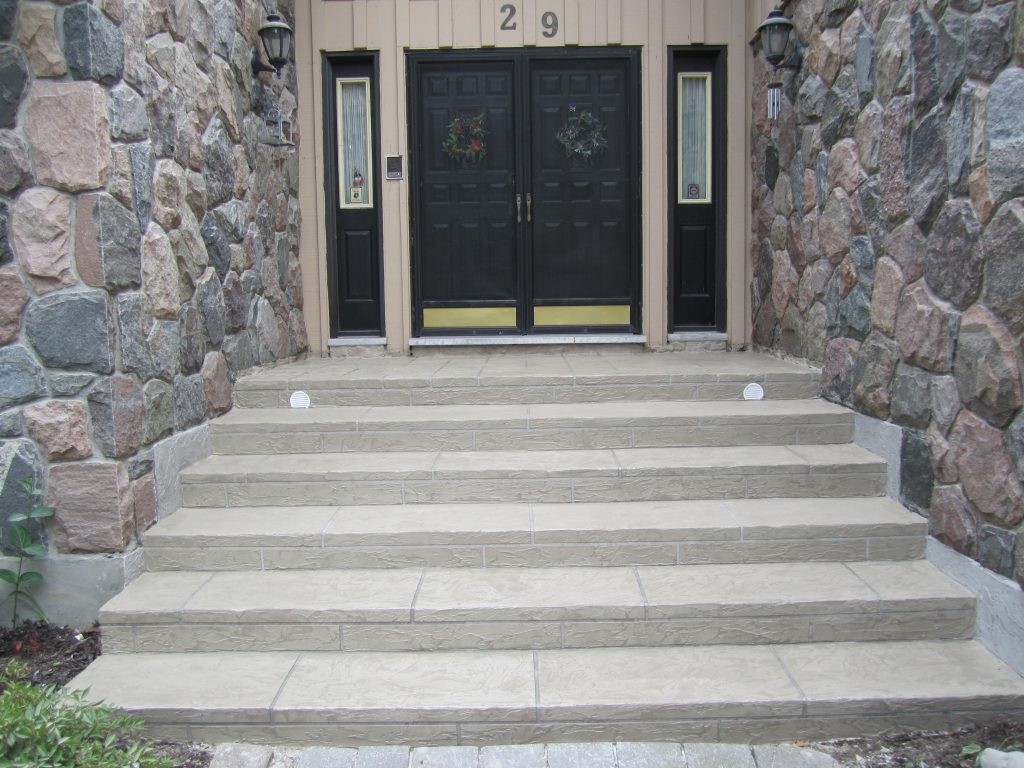 Jewel Stone porch and steps repair